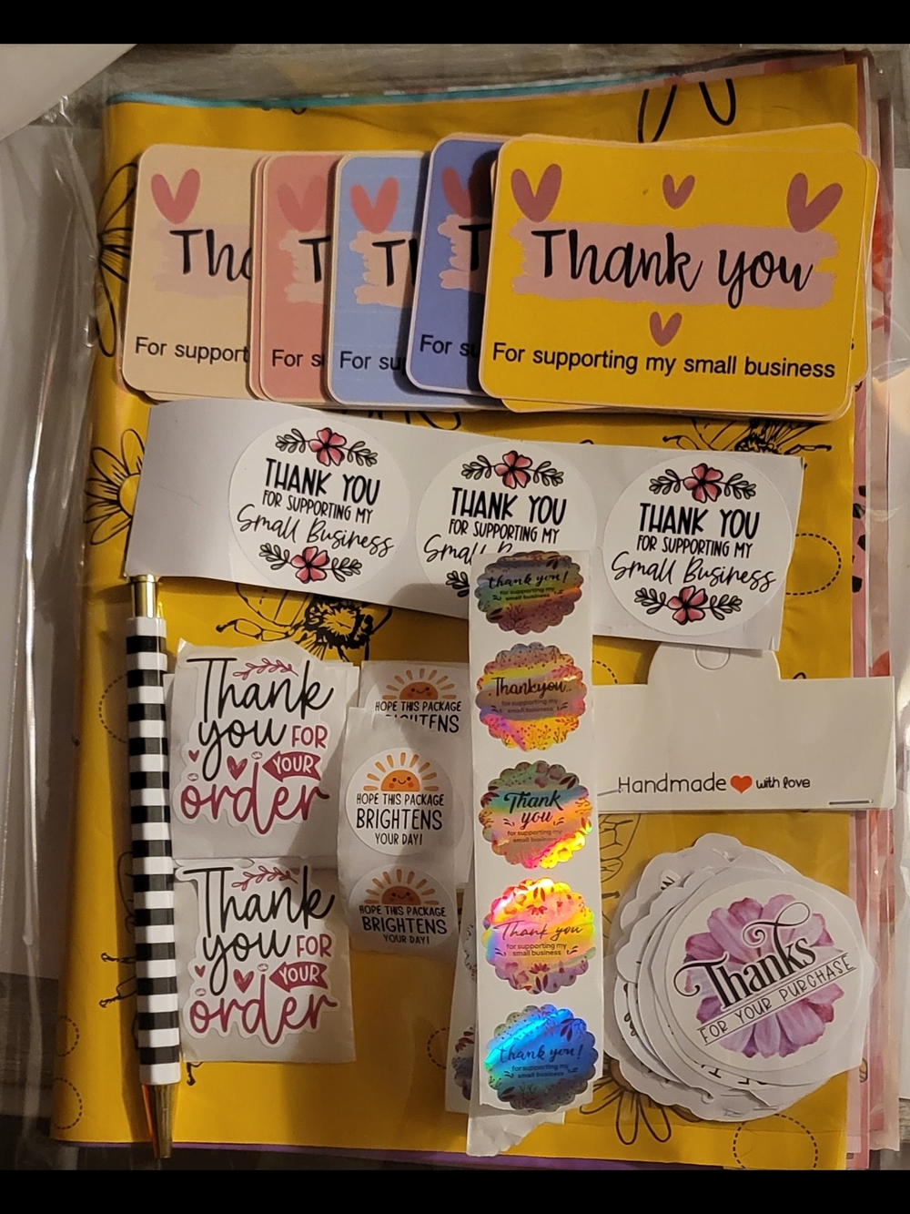 Thank You Sticker & Packaging Kit